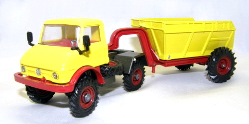 MERCEDES-BENZ UNIMOG 406 & 10t GOOSE DUMPER