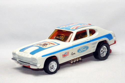 FORD CAPRI MK I DRAGSTER ”THE SANTA POD Glow-Worm”