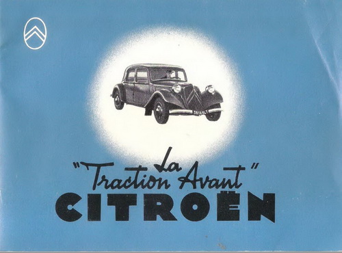 CITROEN TRACTION AVANT CATLOG